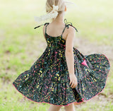 Elara Knit Dress - Neon Splatter