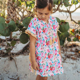 Ruffle Swim Cover - Sakura Blossom
