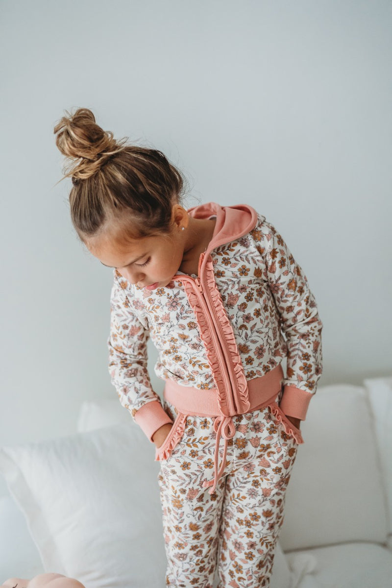 Isla Jogger Bottoms - Spiced Peach (Runs Small)
