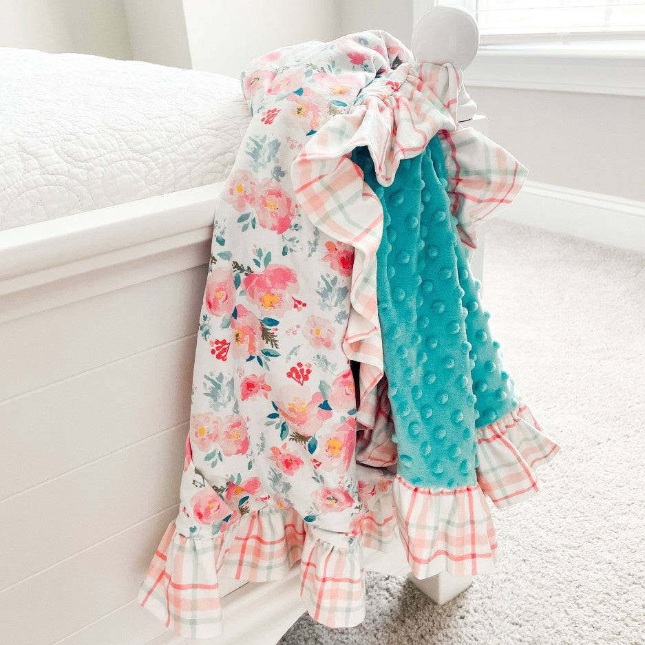 Moon River Ruffle Blanket - Extra Large