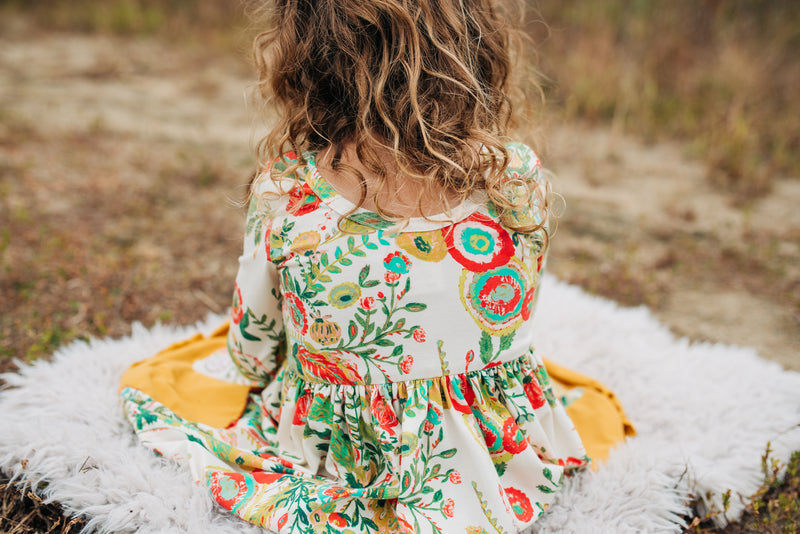Teva Knit Dress - Golden Garden