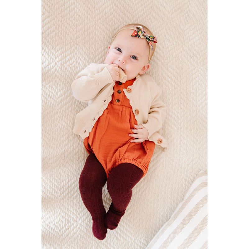 Newborn cable knit clearance tights