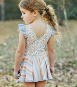 Farrah Leotard - Iris Bouquet