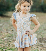 Farrah Leotard - Iris Bouquet