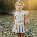 Farrah Leotard - Iris Bouquet